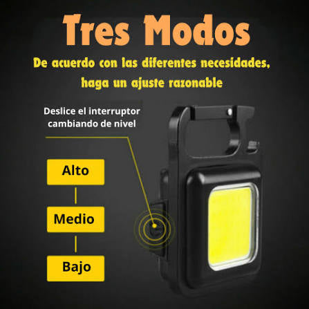 LINTERNA MINI LLAVERO X3🔦🌟