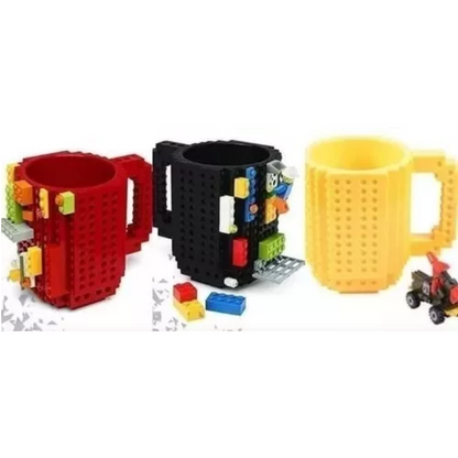 TAZA INTERACTIVA CON BLOQUES DE CONSTRUCCION ¡EL REGALO IDEAL Y ENTRETENIDO!